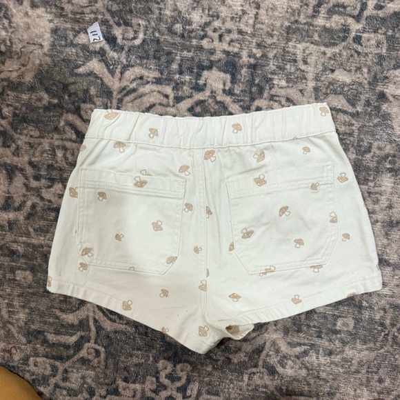 PacSun Cream Jean Shorts High-Waisted Patterned size small - Picture 10 of 10